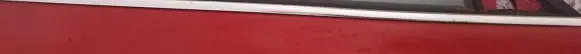 Front door glass trim molding