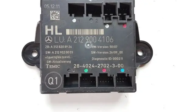 Mercedes-Benz E W212 Door control unit/module A2129004106