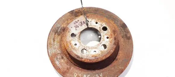 Volvo S60 Rear brake disc neventiliuojamas