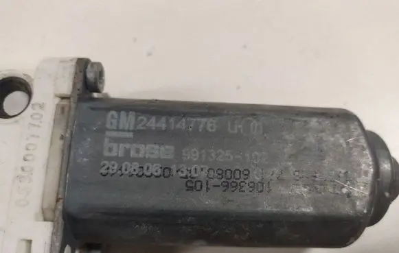 Opel Signum Rear door window regulator motor 24414776