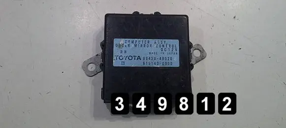 Lexus RX 330 - 350 - 400H Engine control unit/module 89430-48020