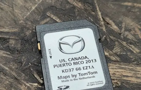 Mazda CX-9 Navigation maps CD/DVD KD3766EZ1A