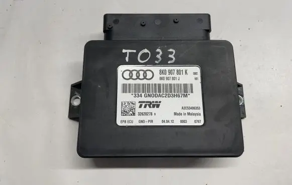 Audi A5 8T 8F Rear brake EMF control unit/module 8K0907801