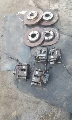 Audi A5 8T 8F Brake discs and calipers set 