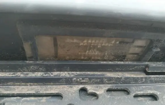 Renault Scenic II - Grand scenic II Number plate light