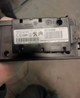 Peugeot 508 Tire pressure control unit 9807299980 20118421 9801285380