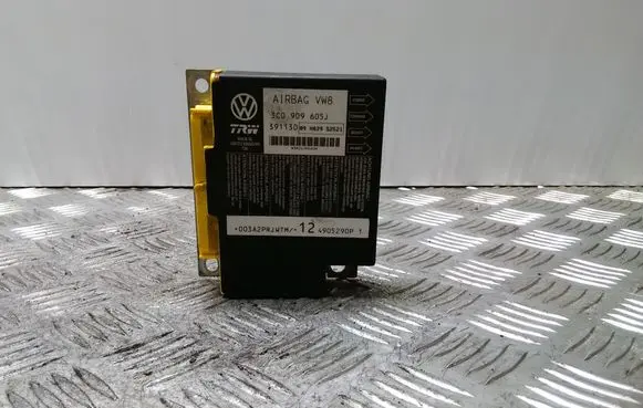 Volkswagen PASSAT B6 Airbag control unit/module 3C0909605J