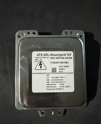 Mercedes-Benz E W212 Headlight ballast module Xenon 5DC00906020AN A2129007804 A2128205626