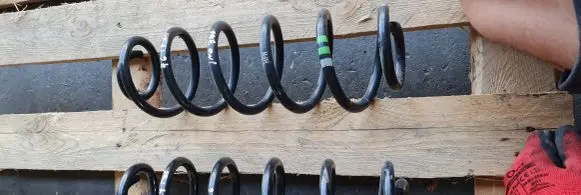 Audi A6 C7 Rear coil spring 8K0511115DK