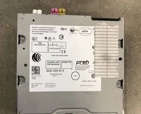 Volkswagen Golf VIII MMI control unit 3G5035874