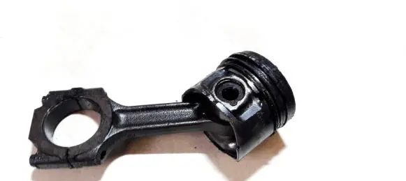 Piston with connecting rod