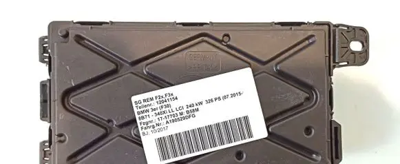 BMW 3 F30 F35 F31 Central body control module 9866979 61359866979