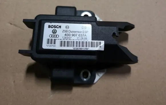 Audi A6 S6 C5 4B ESP acceleration yaw rate sensor 4B0907637A
