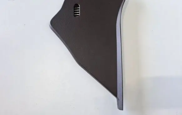 Dashboard side end trim