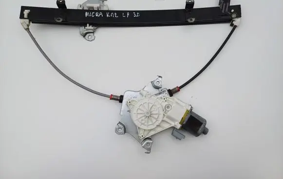 Nissan Micra Front door window regulator with motor 0130822202