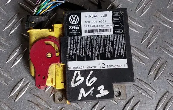 Volkswagen PASSAT B6 Airbag control unit/module 3C0909605J