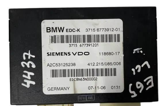 BMW 7 E65 E66 Suspension control unit/module 6773912 37156773912 11868017