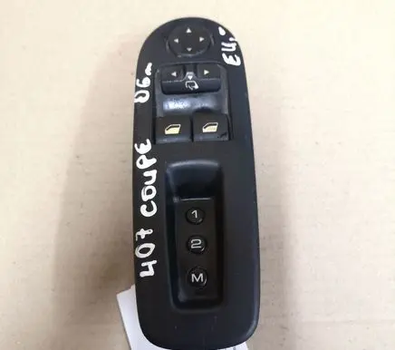 Peugeot 407 Electric window control switch 96588276XT