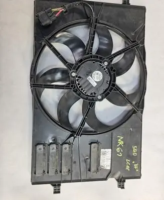 Volkswagen Tiguan Radiator cooling fan shroud 5Q0959455BF 5Q0121203EA