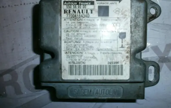 Renault Megane I Airbag control unit/module 7700418434D 550569000