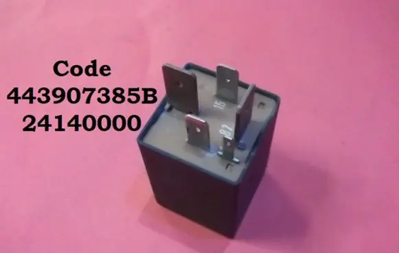 Volkswagen Golf III Fuel pump relay 443907385B 24140000
