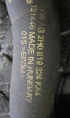 Volkswagen Amarok Brake booster pipe/hose 2H0819324