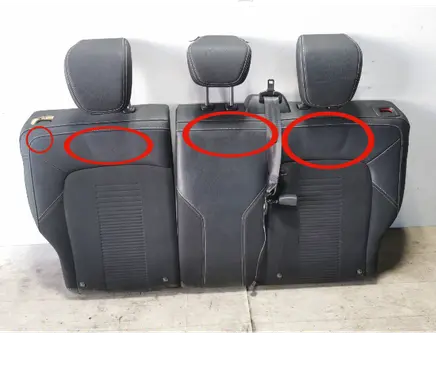 Ford Fiesta Rear seat H1bba611b72ac