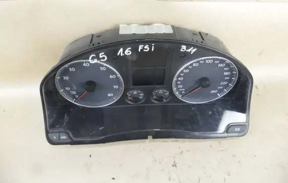 Volkswagen Golf V Speedometer (instrument cluster) 1K0920861A VWZ7Z0E1698662 V0020000