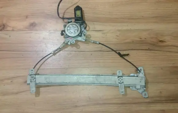 Sliding door window regulator with motor