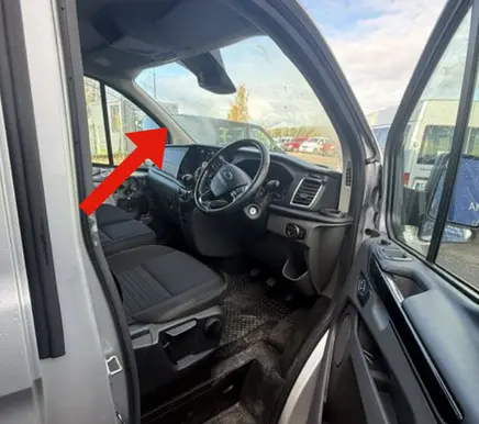 Ford Transit Custom (A) pillar trim JK21V03511ADW