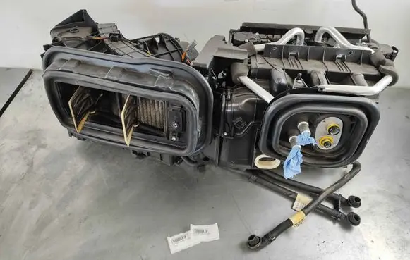 Interior heater climate box assembly