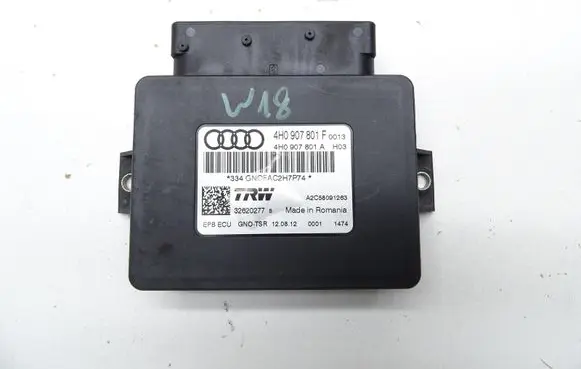 Audi A6 S6 C7 4G Hand brake control module 4H0907801F