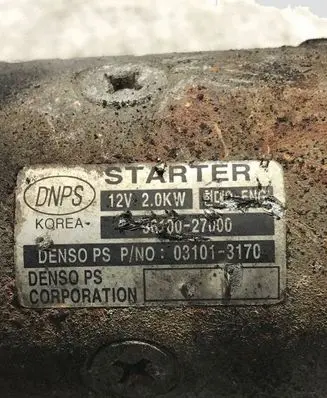 Hyundai Tucson JM Starter motor 3610027000