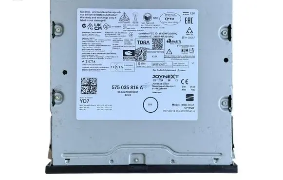 Seat Arona Radio/CD/DVD/GPS head unit 575035816A
