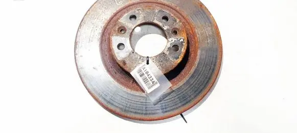 Peugeot 407 Rear brake disc neventiliuojamas