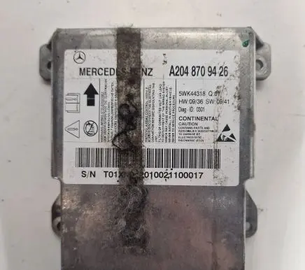 Mercedes-Benz C W204 Airbag control unit/module A2048709426 5WK44318