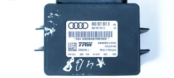 Audi A4 S4 B8 8K Hand brake control module 8K0907801D
