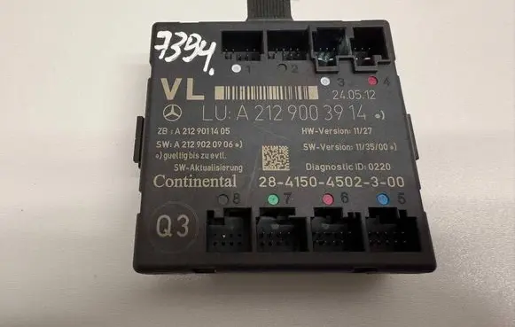 Mercedes-Benz E W212 Door control unit/module A2129003914