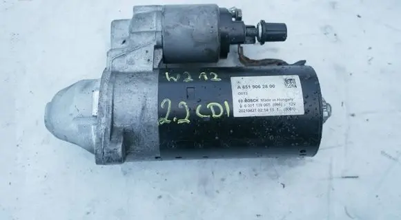Mercedes-Benz E W212 Starter motor A6519062800 20210427 0001139065