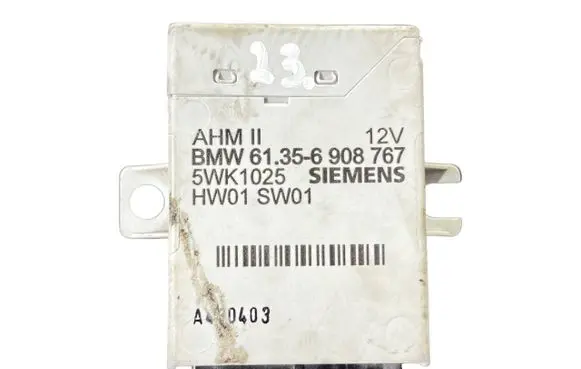 BMW 3 E46 Tow bar trailer control unit/module 6908767 5WK1025 W01SW0