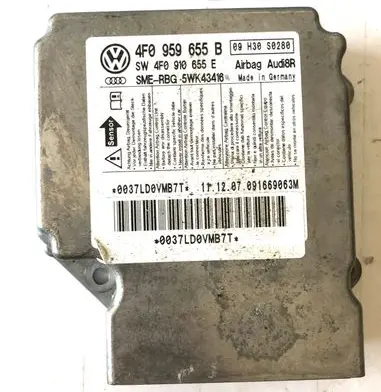 Audi A6 S6 C6 4F Airbag control unit/module 4F0959655B 5WK43416 4F0910655E