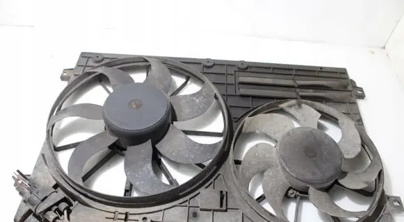 Volkswagen PASSAT B6 Air conditioning (A/C) fan (condenser) 
