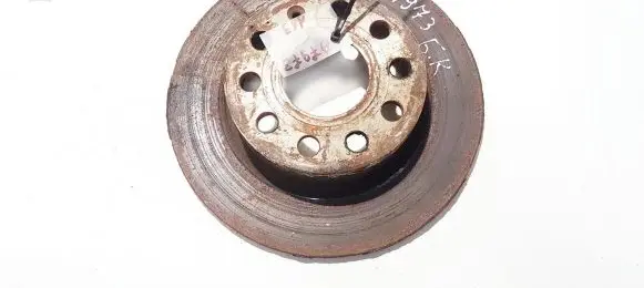 Audi A3 S3 8P Rear brake disc neventiliuojamas
