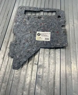 BMW 3 E92 E93 Rear floor carpet liner 7152514 50676011