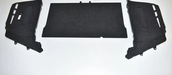 Trunk/boot lower side trim panel