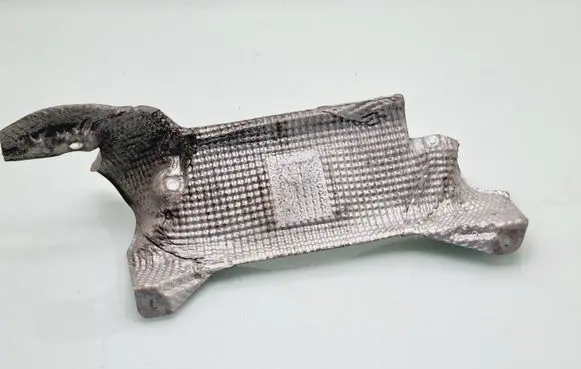 Heat shield in engine bay