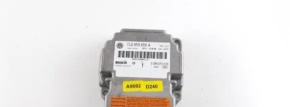 Volkswagen Touareg II Airbag control unit/module 7L0959655A 7L0959655 0285010574