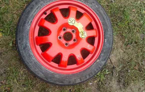 Jaguar XF X250 R18 spare wheel 