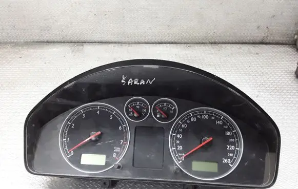 Volkswagen Sharan Speedometer (instrument cluster) 7M3920800