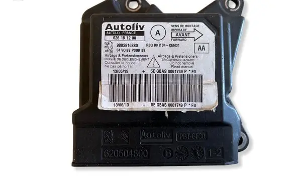Peugeot Partner Airbag control unit/module 626181200 9803916880
